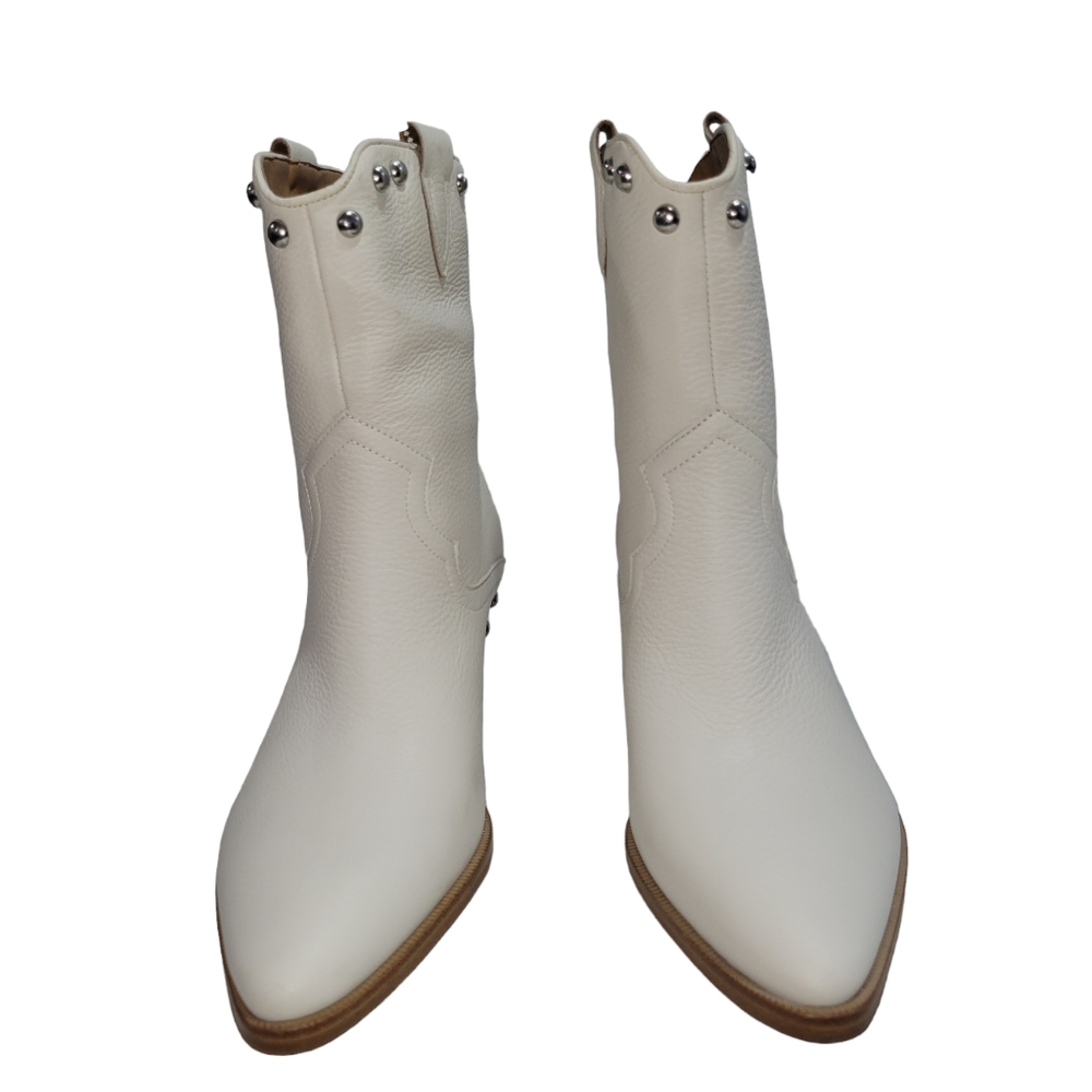 Mark Fisher studded cream boots sz 7.5